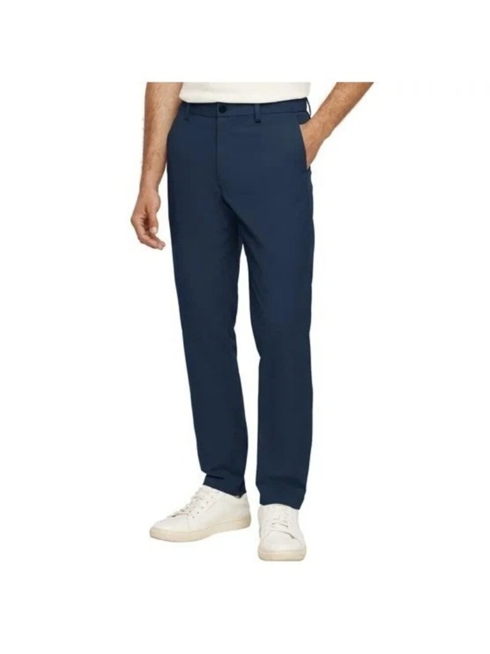 NWT Kirkland Signature Men's 30x32 5-Pocket Pants Navy 2-Way Stretch
